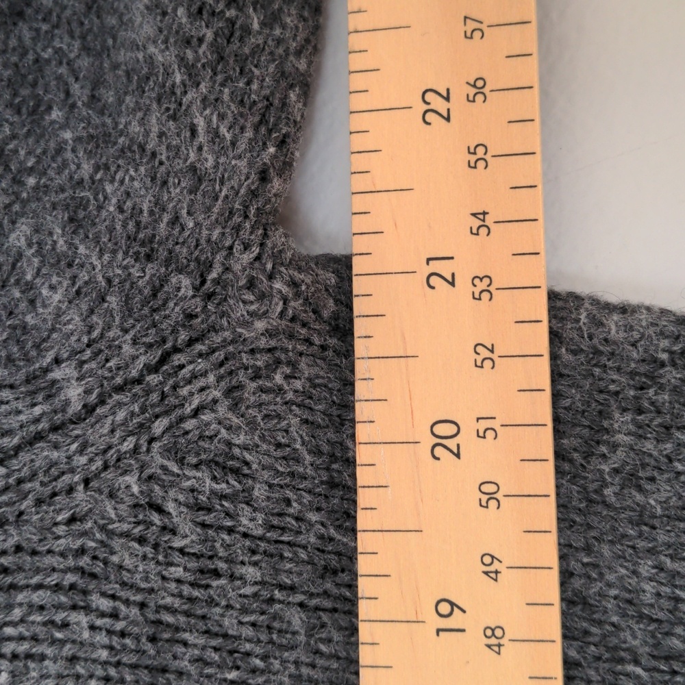 Vintage Mickey University Varsity Sweater Unisex Med Wool Blend Disney Grey - Picture 4 of 8